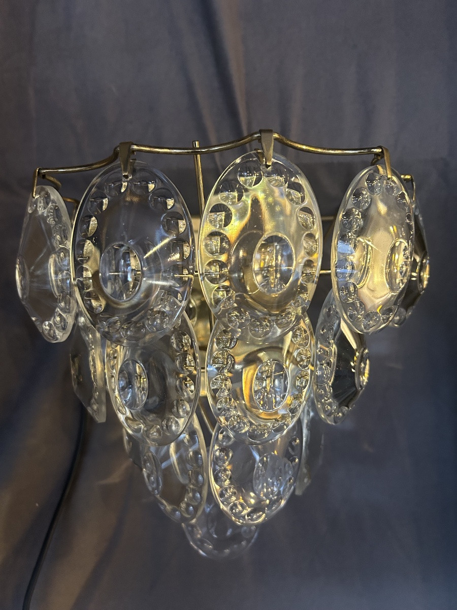 Applique en cristal  dés années 1060 -photo-3