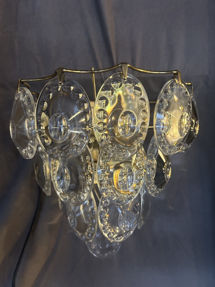 Applique en cristal  dés années 1060 -photo-4