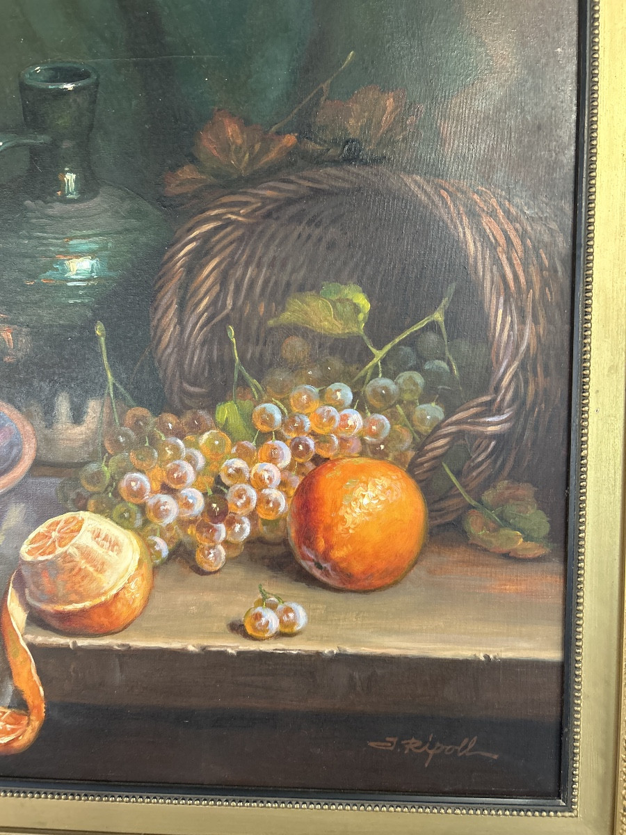 Oil On Canvas By J Ripoll-photo-3