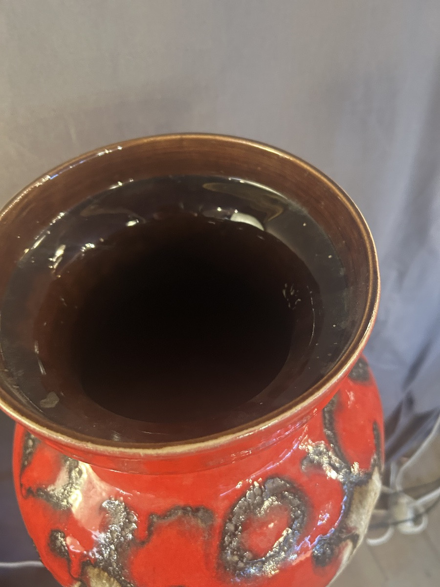 Large Ceramic Vase, 1960s Germany -photo-3