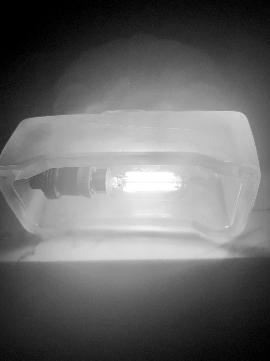 Large Art Deco Night Light Signed Verlys, Circa 1925 -photo-6