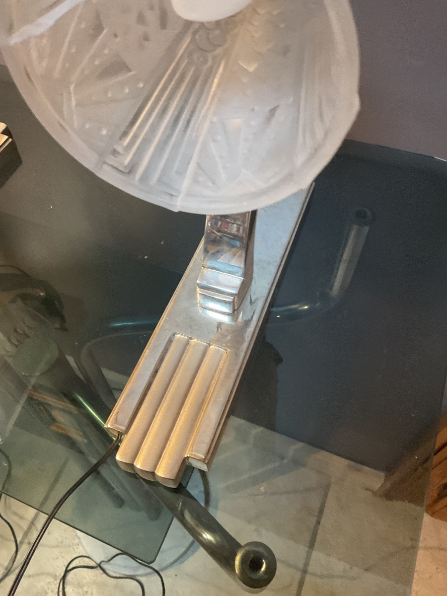 Paire d’appliques époque 1930 de Muller frères Lunévilles -photo-3