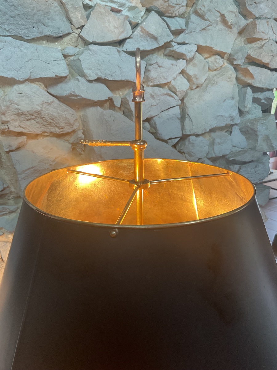Grande lampe bouillotte dés années 1920  -photo-4