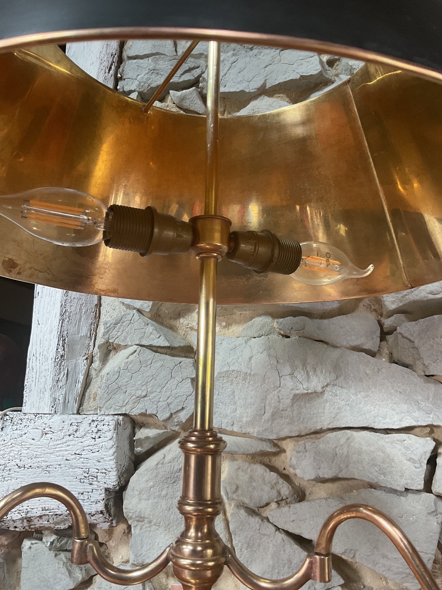 Grande lampe bouillotte dés années 1920  -photo-7