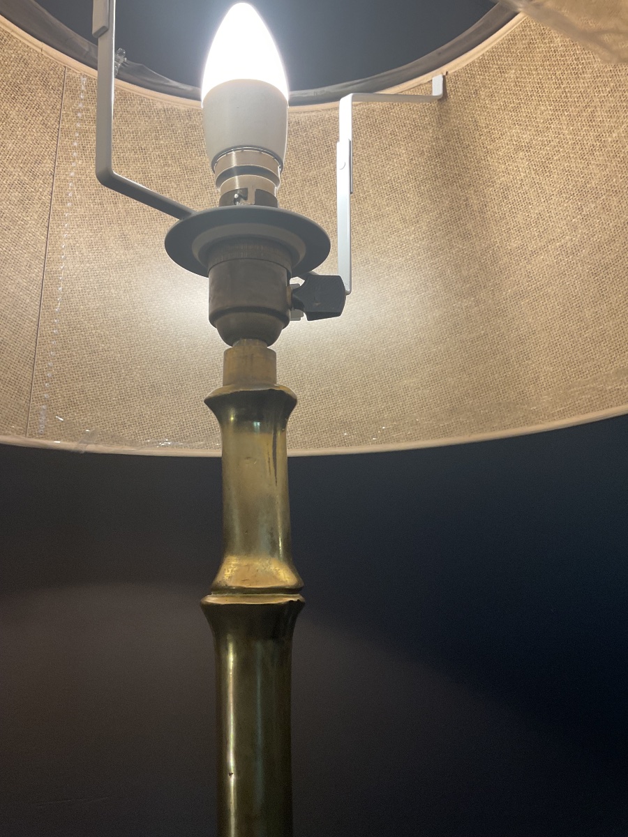 Paire de lampadaires de la Maison Bagues design années 1960 -photo-4