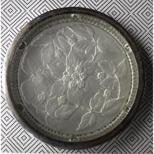 Art Deco Opalescent Glass Coaster