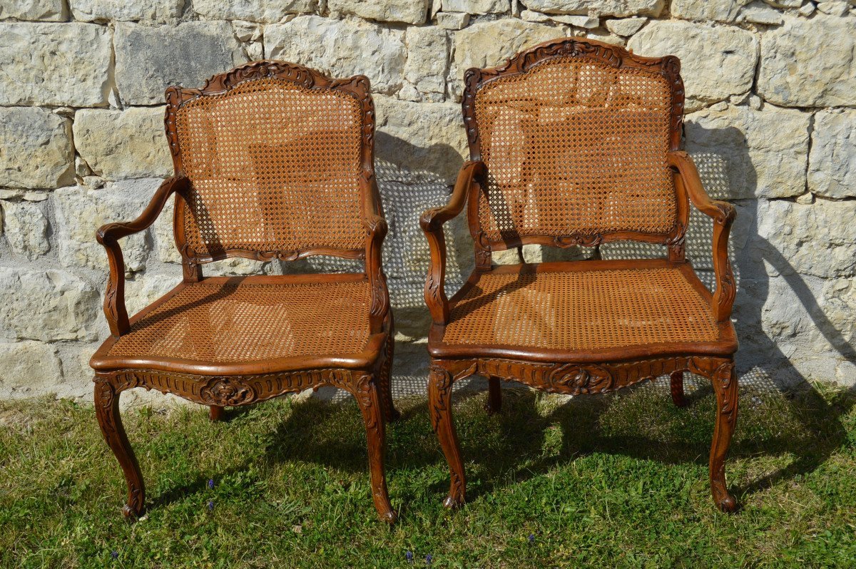 Armchairs Stamped Cresson l'Aîné.-photo-4