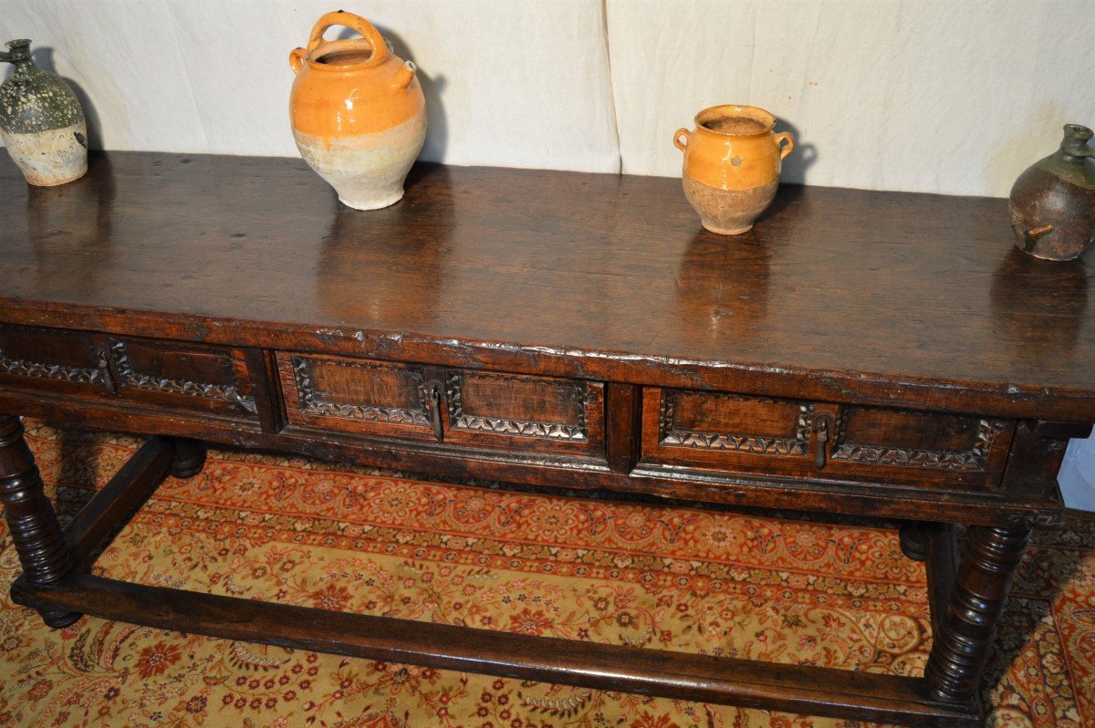 Large Renaissance Haute Epoque Table-photo-3