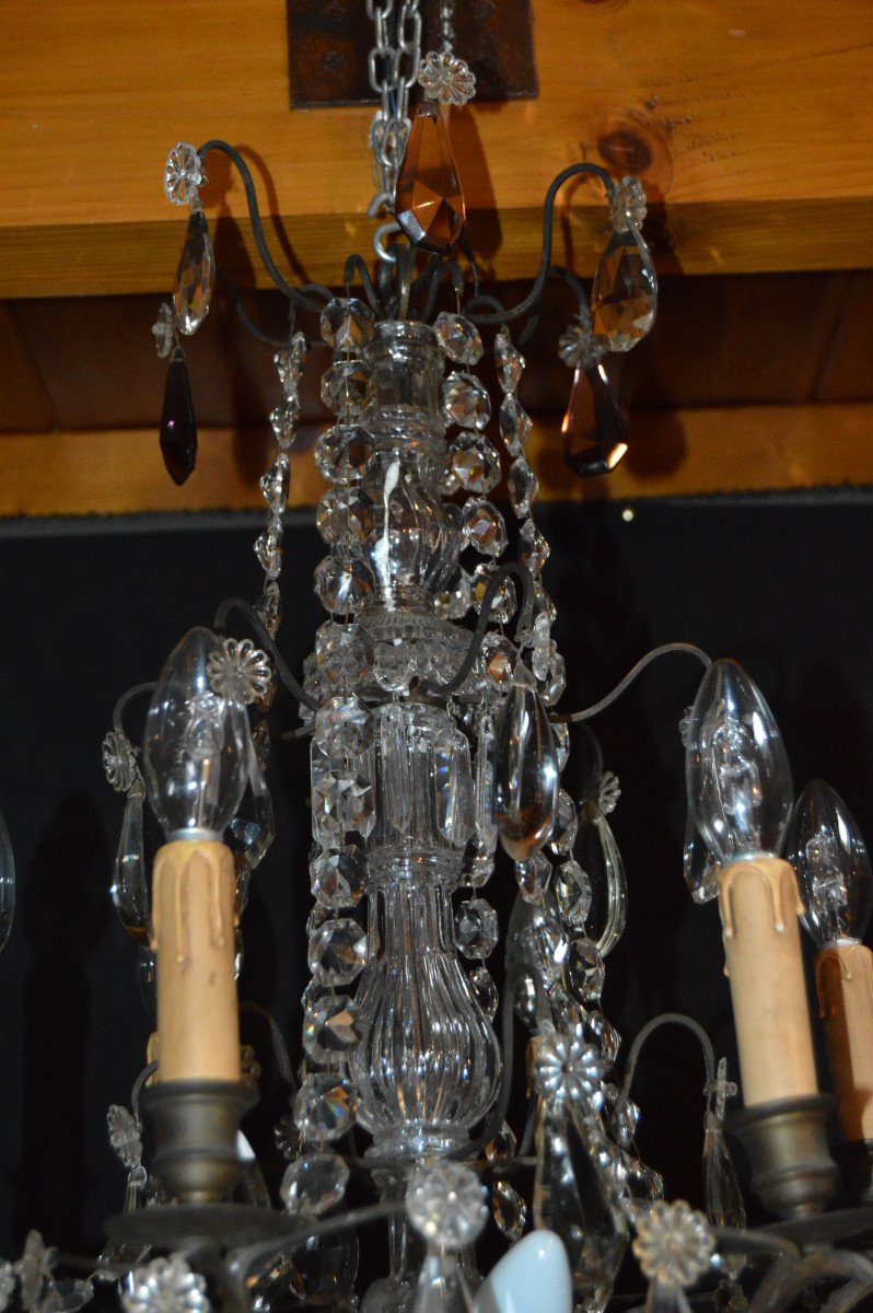 Cage Chandelier With Tassels-photo-3
