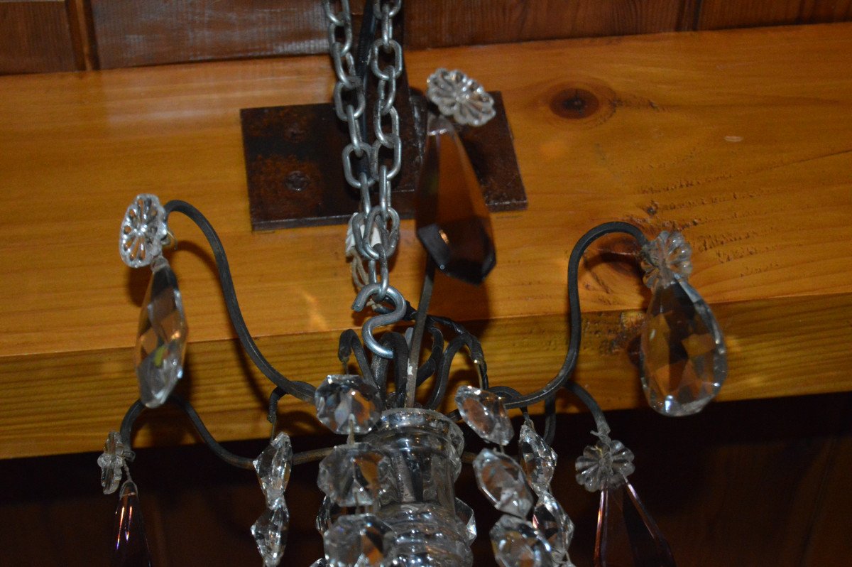 Cage Chandelier With Tassels-photo-2
