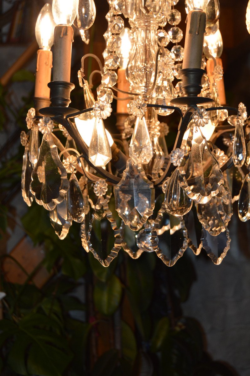 Cage Chandelier With Tassels-photo-3