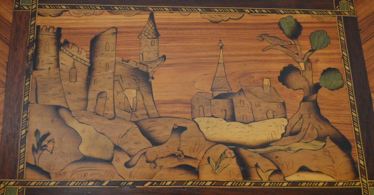 18th Century Chiffonier Table-photo-1