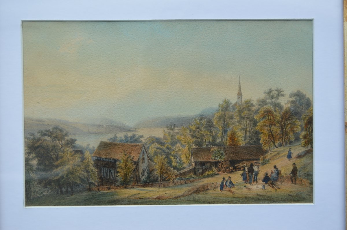 Pair Of Framed Engravings -photo-3
