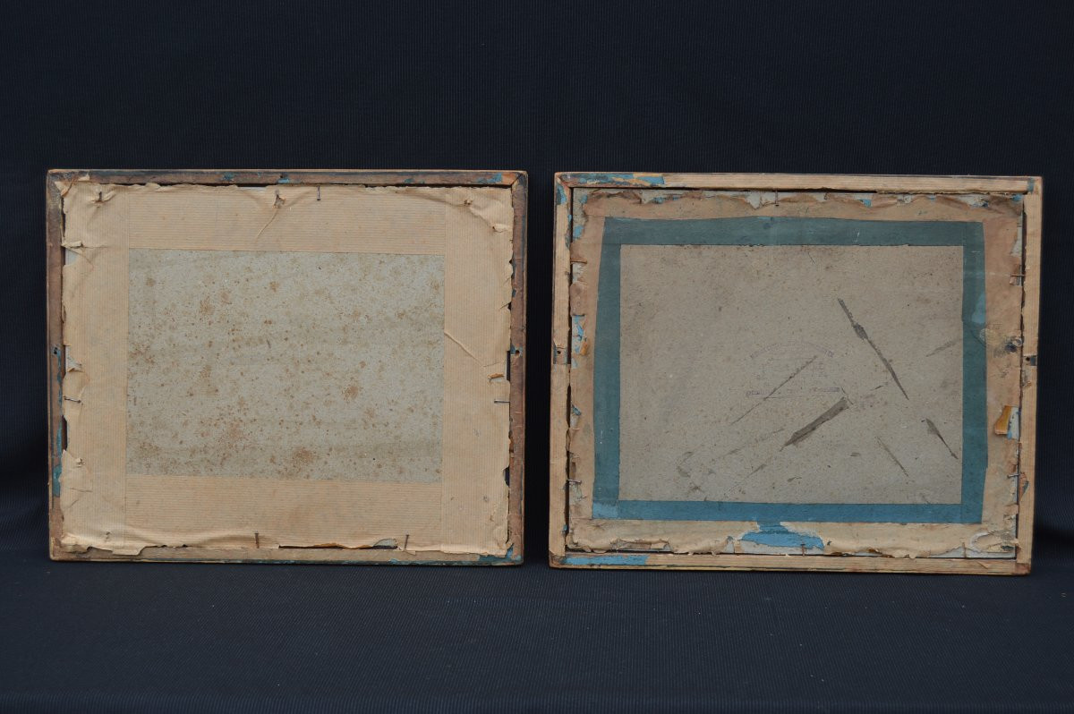 Pair Of Framed Engravings -photo-5