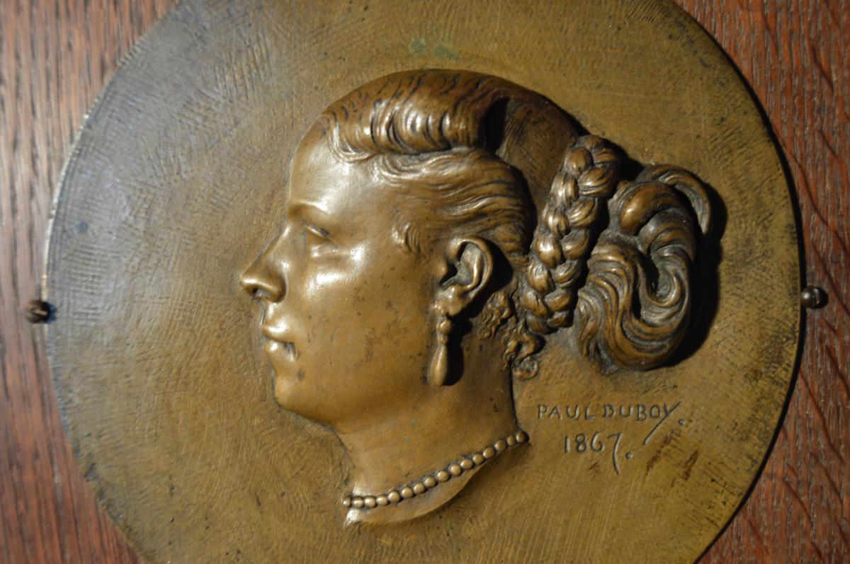 Bas- relief en Bronze signés Paul Duboy-photo-4