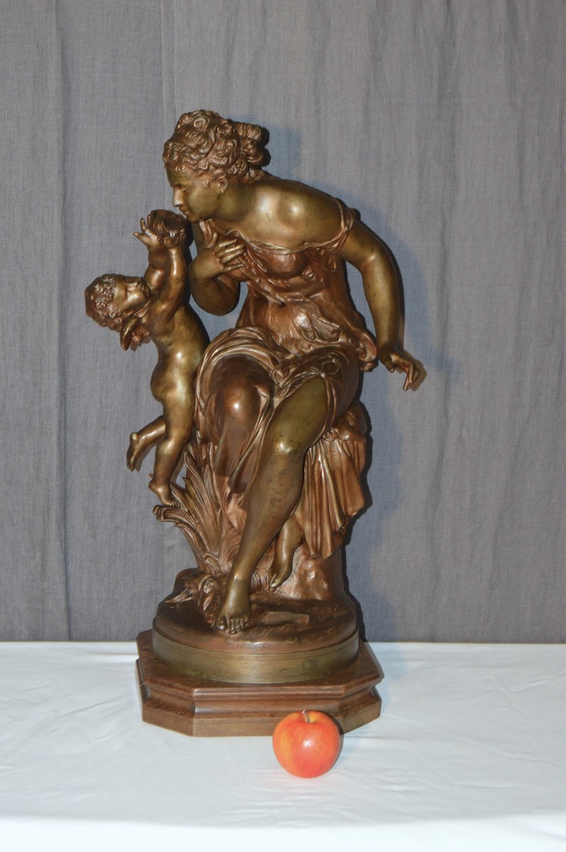 Large Sculpture Signed Mathurin Moreau