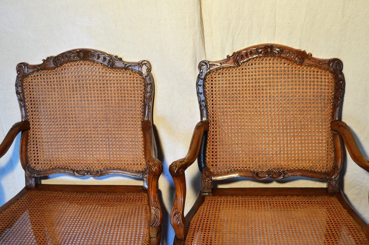 Fauteuils Estampillés  Cresson l'Aîné.-photo-4