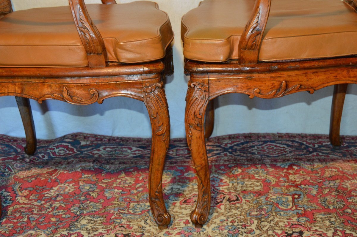 Fauteuils Estampillés  Cresson l'Aîné.-photo-3