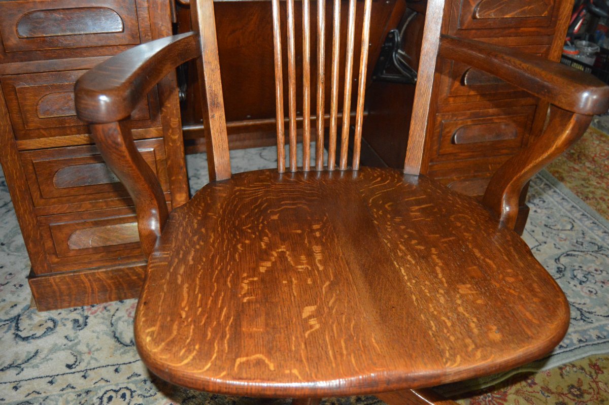 Fauteuil de bureau américain pivotant-photo-1