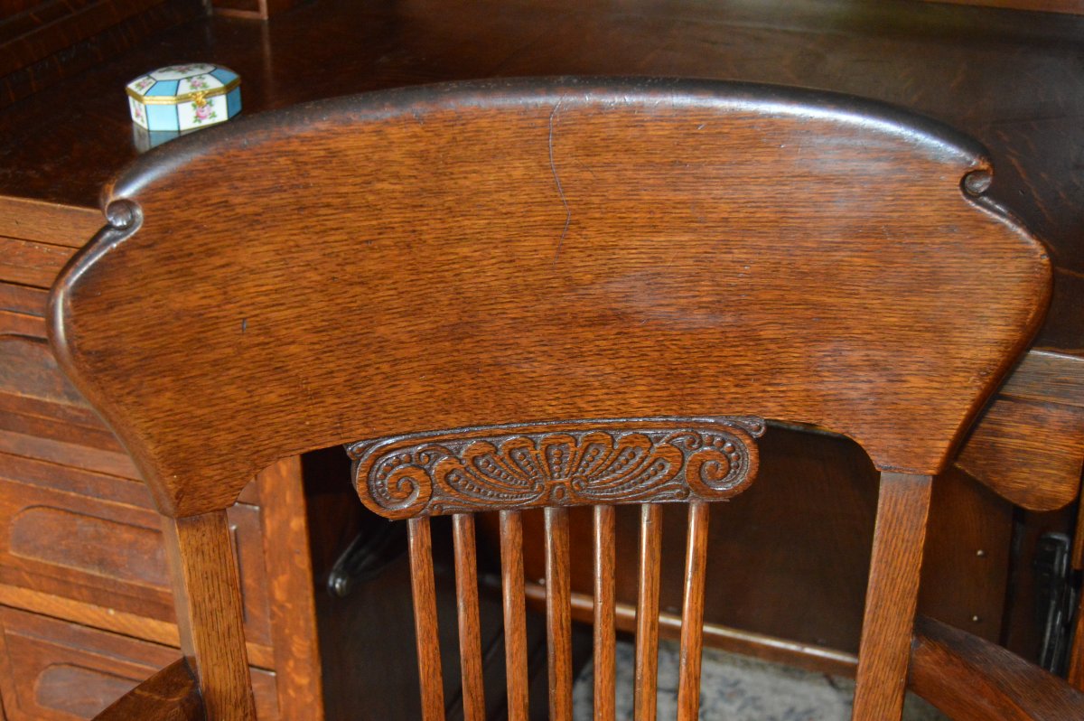Fauteuil de bureau américain pivotant-photo-2