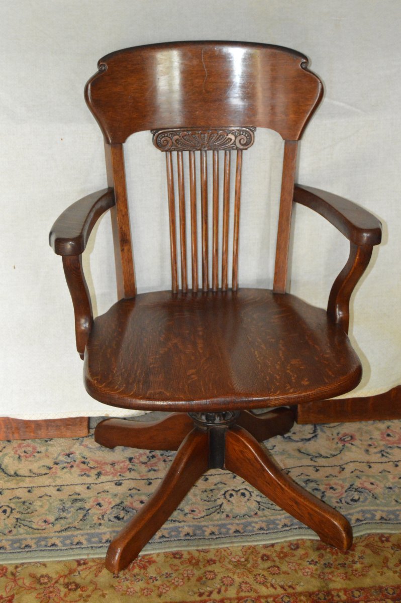 Fauteuil de bureau américain pivotant