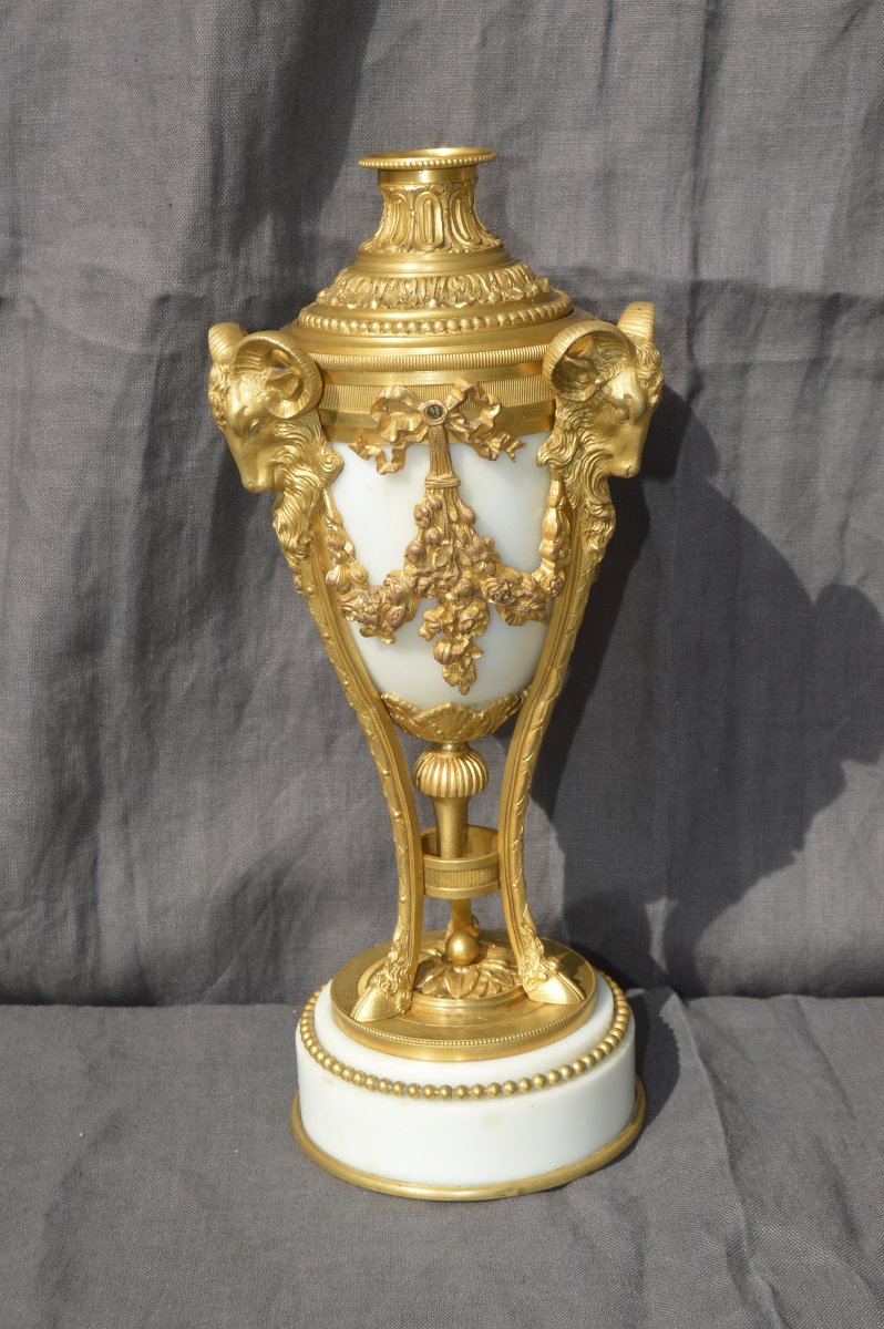 Louis XVI-style Casserole Serving As A Candlestick Holder-photo-3