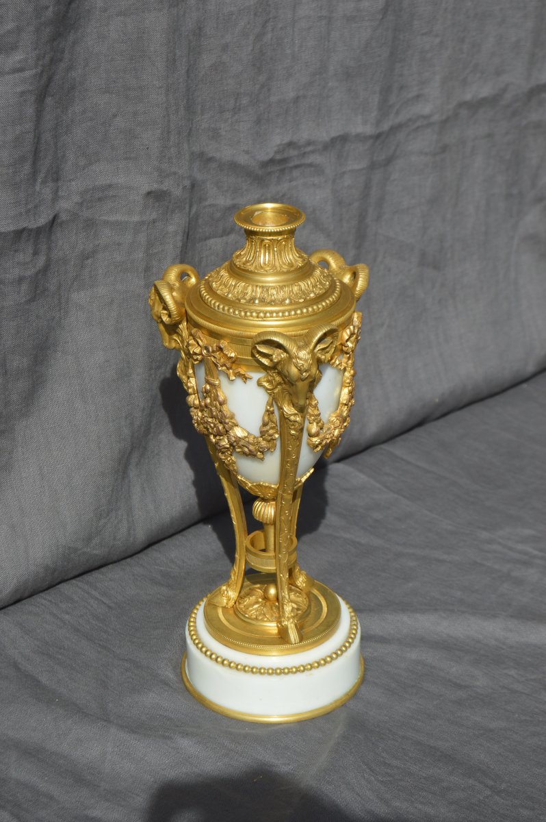 Louis XVI-style Casserole Serving As A Candlestick Holder-photo-2