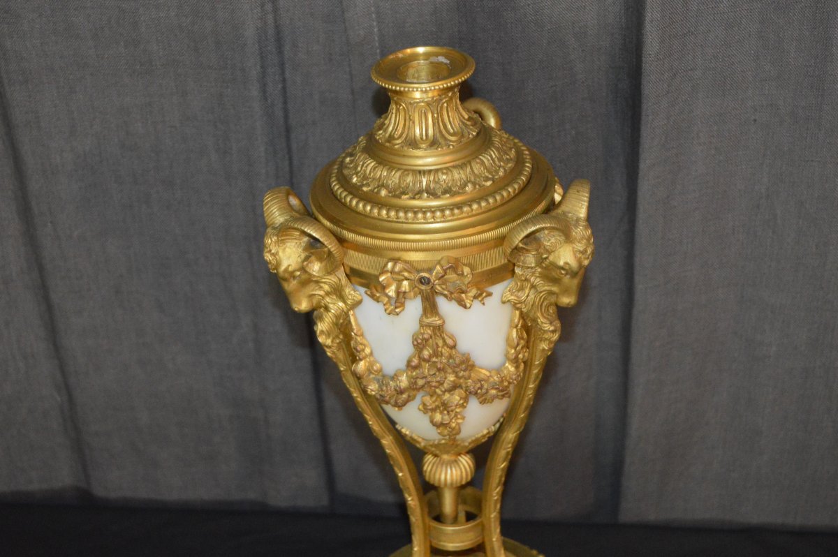 Louis XVI-style Casserole Serving As A Candlestick Holder-photo-7