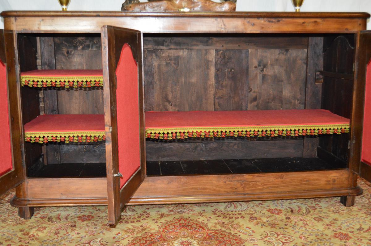 Sideboard Louis XIV In Cherry-photo-3