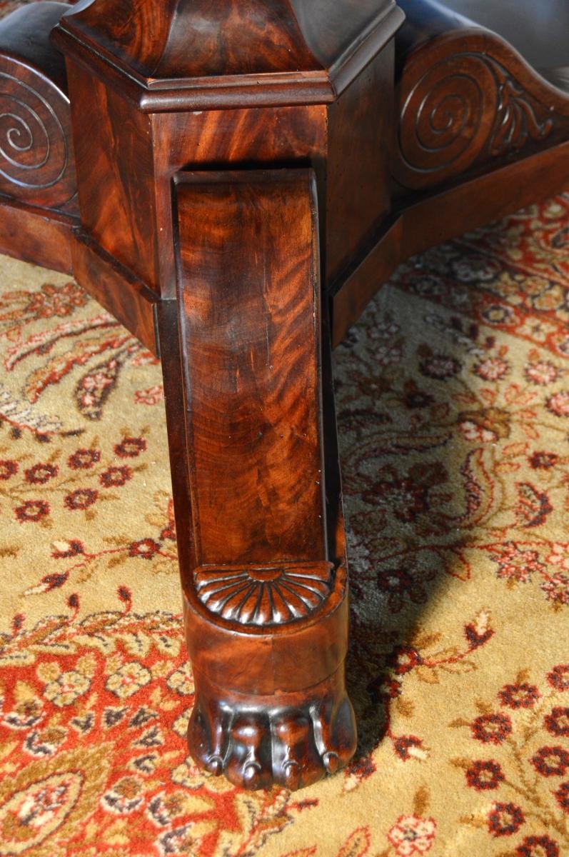 Restoration Mahogany Restoration Pedestal Table-photo-4