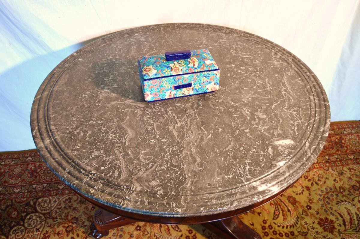 Restoration Mahogany Restoration Pedestal Table-photo-1