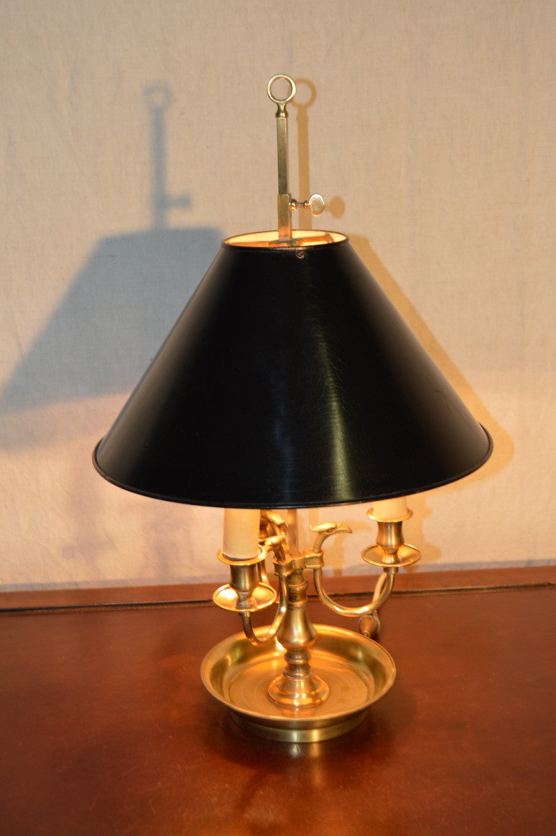 Lampe Bouillotte En Bronze-photo-3