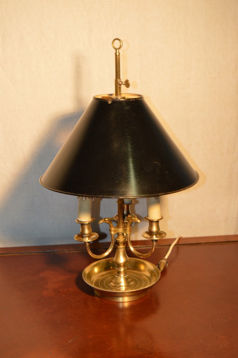 Lampe Bouillotte En Bronze-photo-2