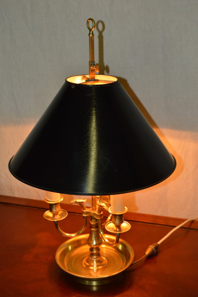 Lampe Bouillotte En Bronze-photo-4