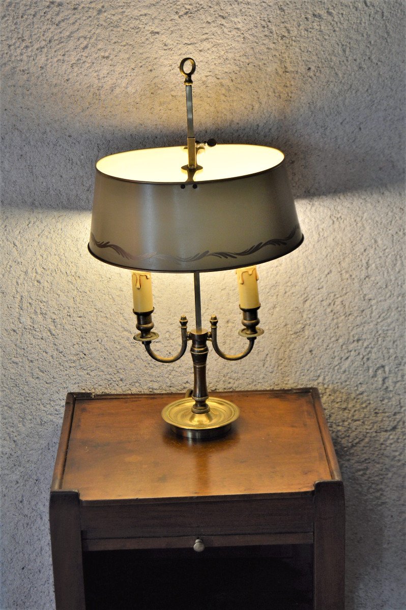 Lampe Bouillotte De Style Louis XVI.-photo-2