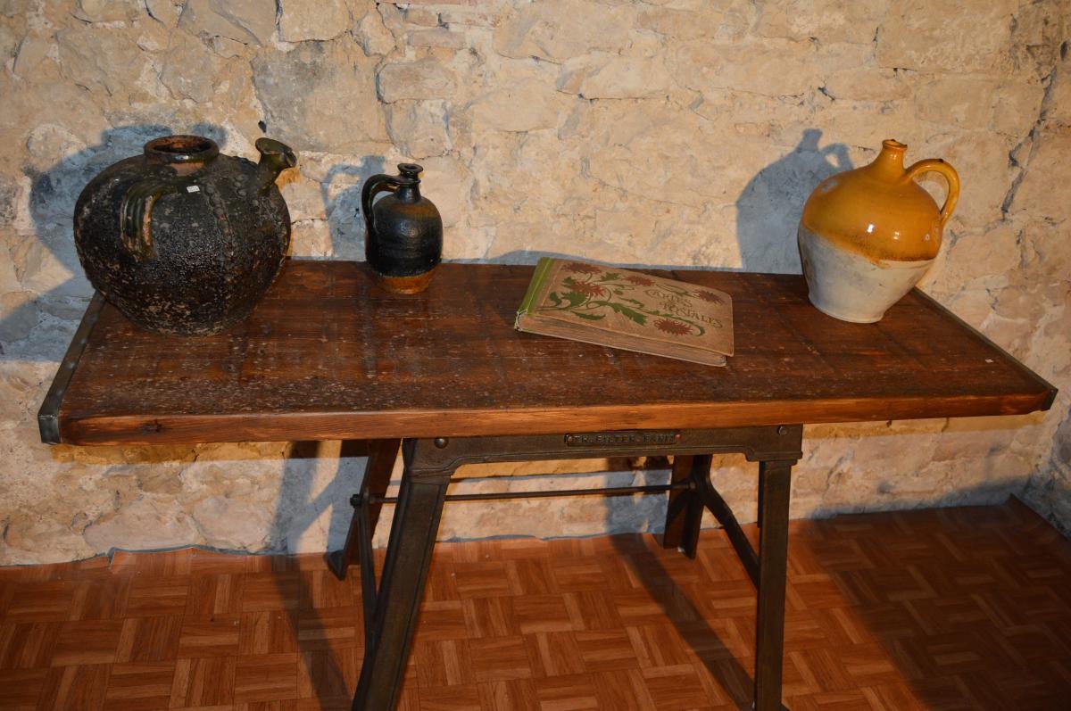 Table Ou Console Industrielle-photo-3