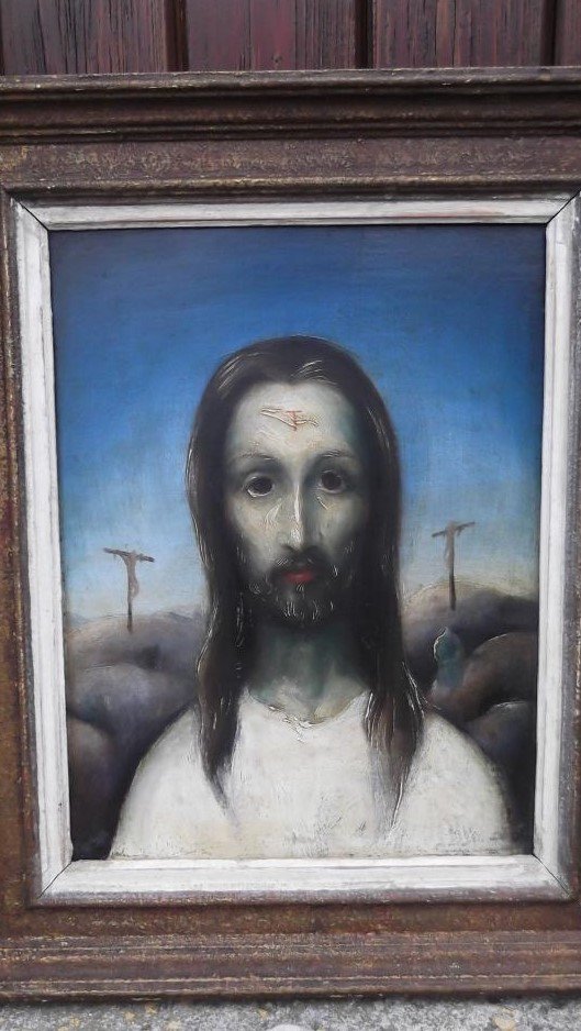 Intéressant Portrait Du Christ Surréaliste/symboliste-photo-1