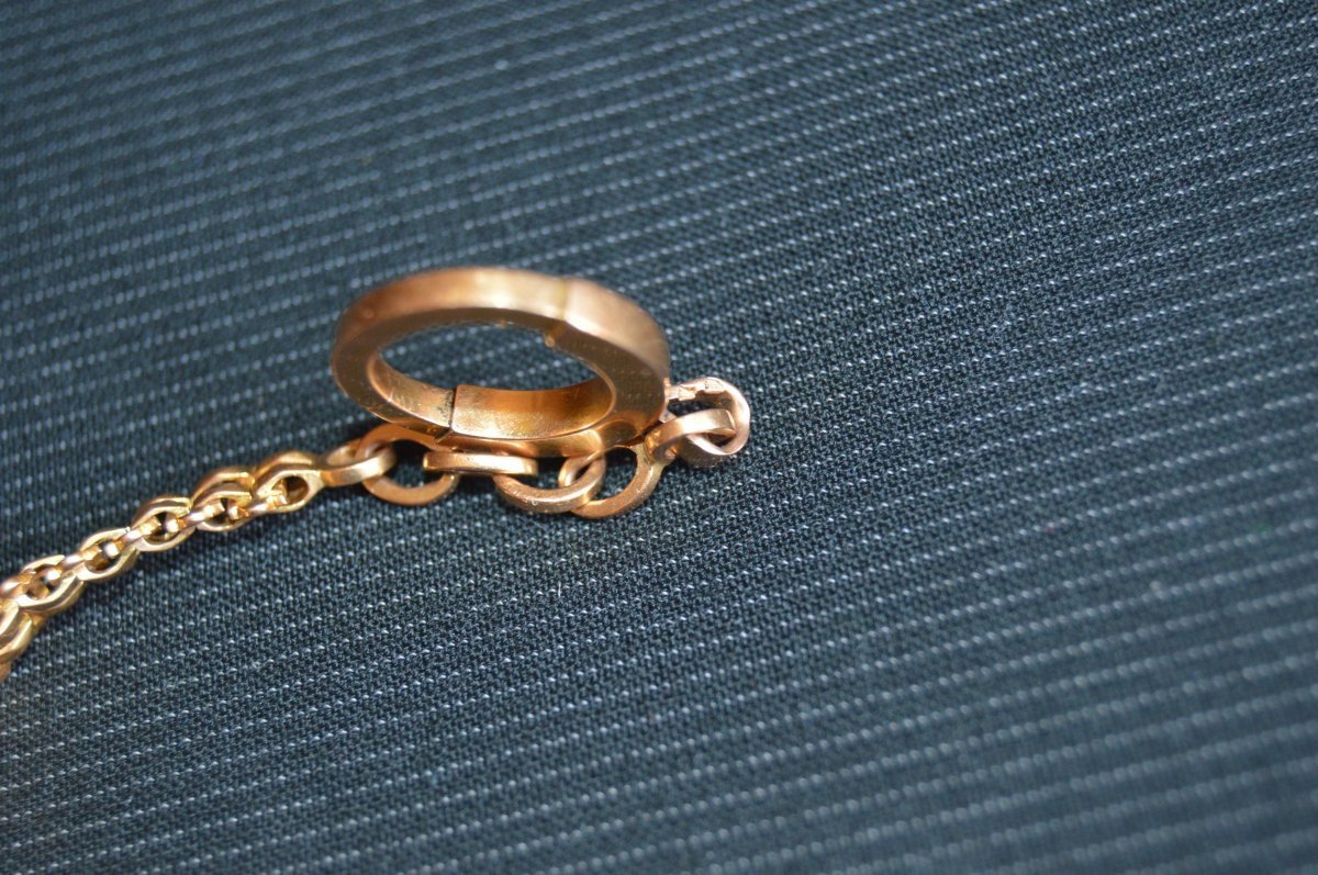Châtelaine ( Chaine de montre ) en or-photo-1