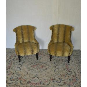 Pair Of Nap III Low Chairs