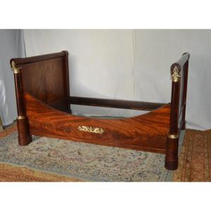 Mahogany Empire Bed