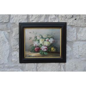 Tableau, nature morte signée Albert H. NAZE