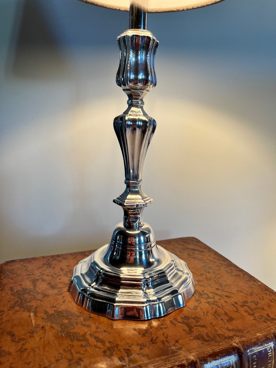 Louis XIV Candlestick Lamps-photo-1