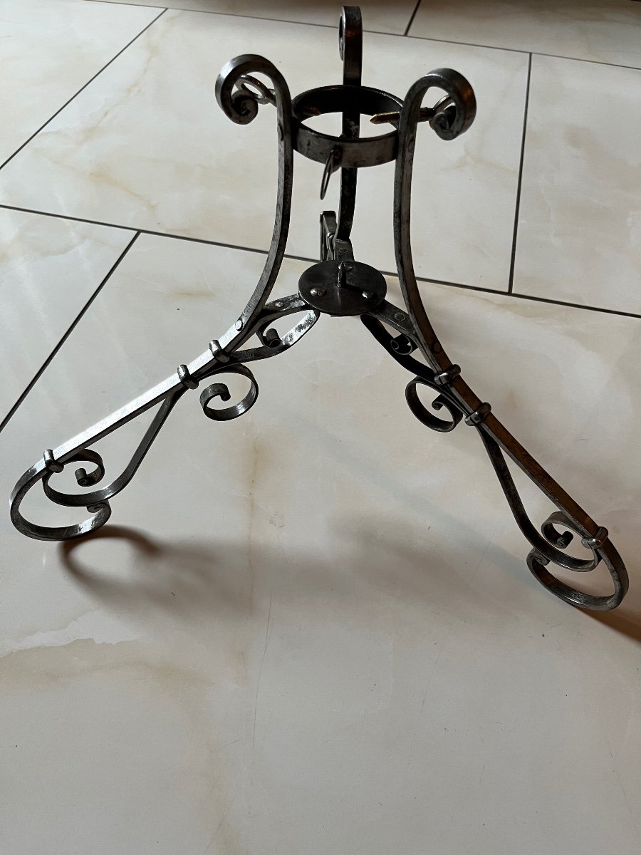 Old Wrought Iron Tree Stand-photo-2