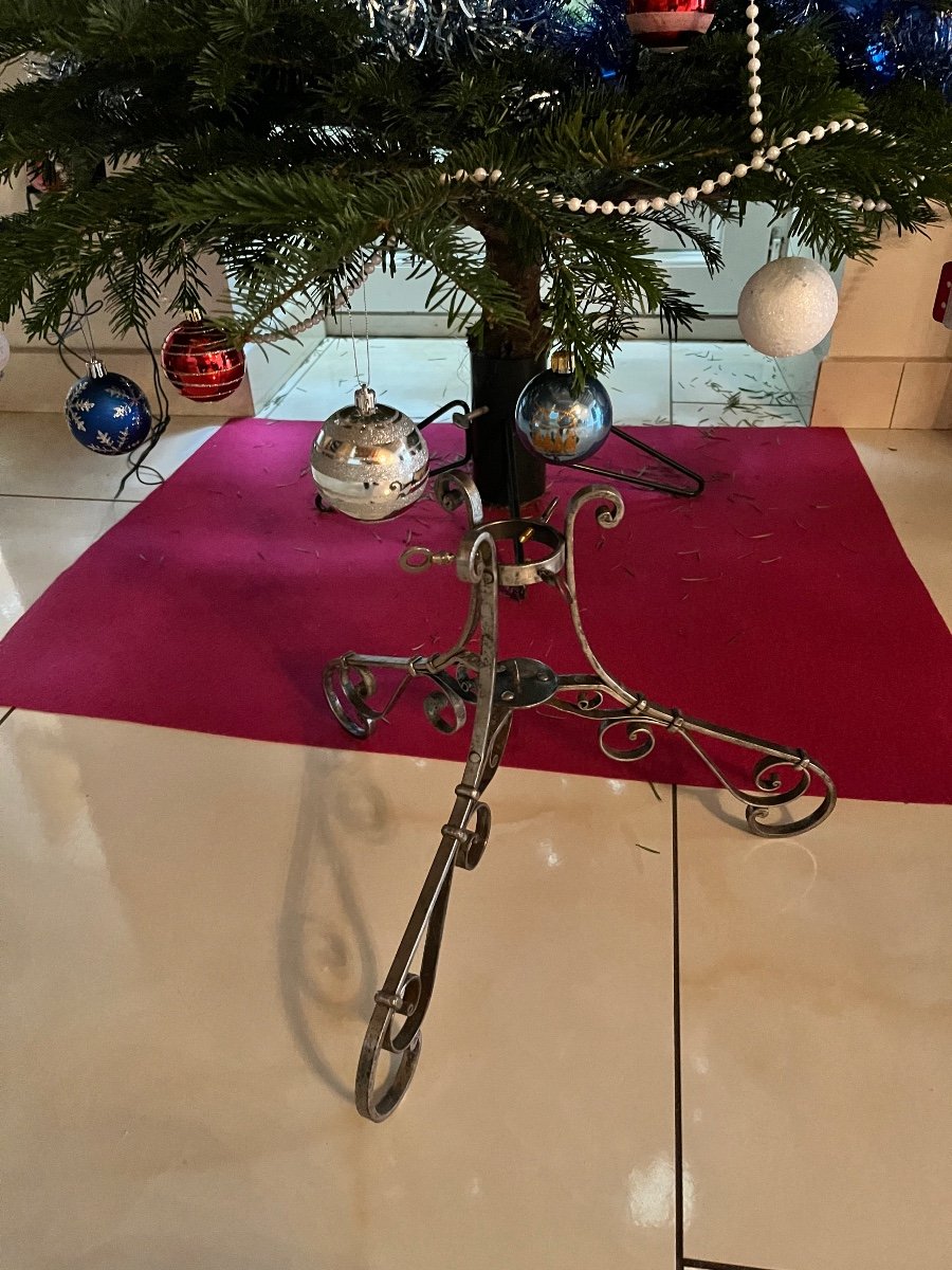 Old Wrought Iron Tree Stand