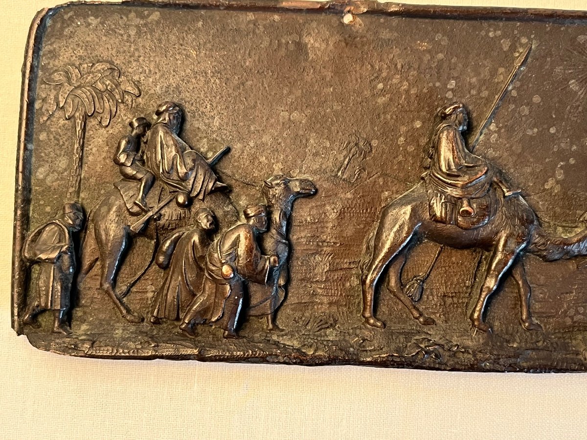Orientalist Bronze Plaque-photo-3