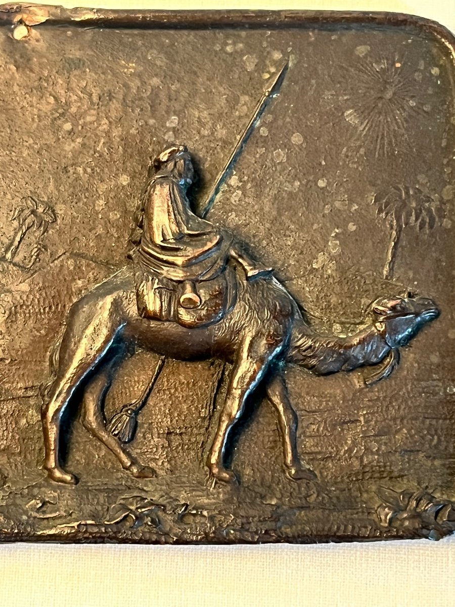 Orientalist Bronze Plaque-photo-4