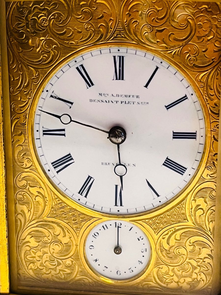 Albin Officer's Travel Clock King's Watchmaker's Residence-photo-2
