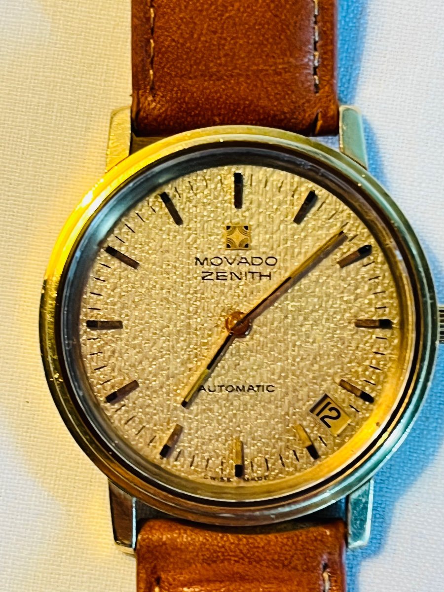 Gold 18k Movado/zénith Micro Rotor Watch