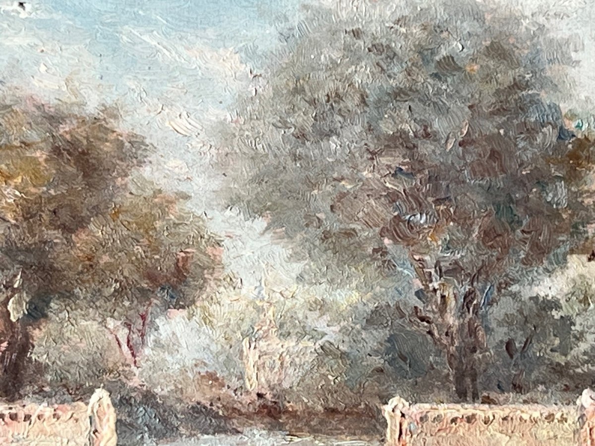 Venice Lagoon Oil On Panel-photo-1