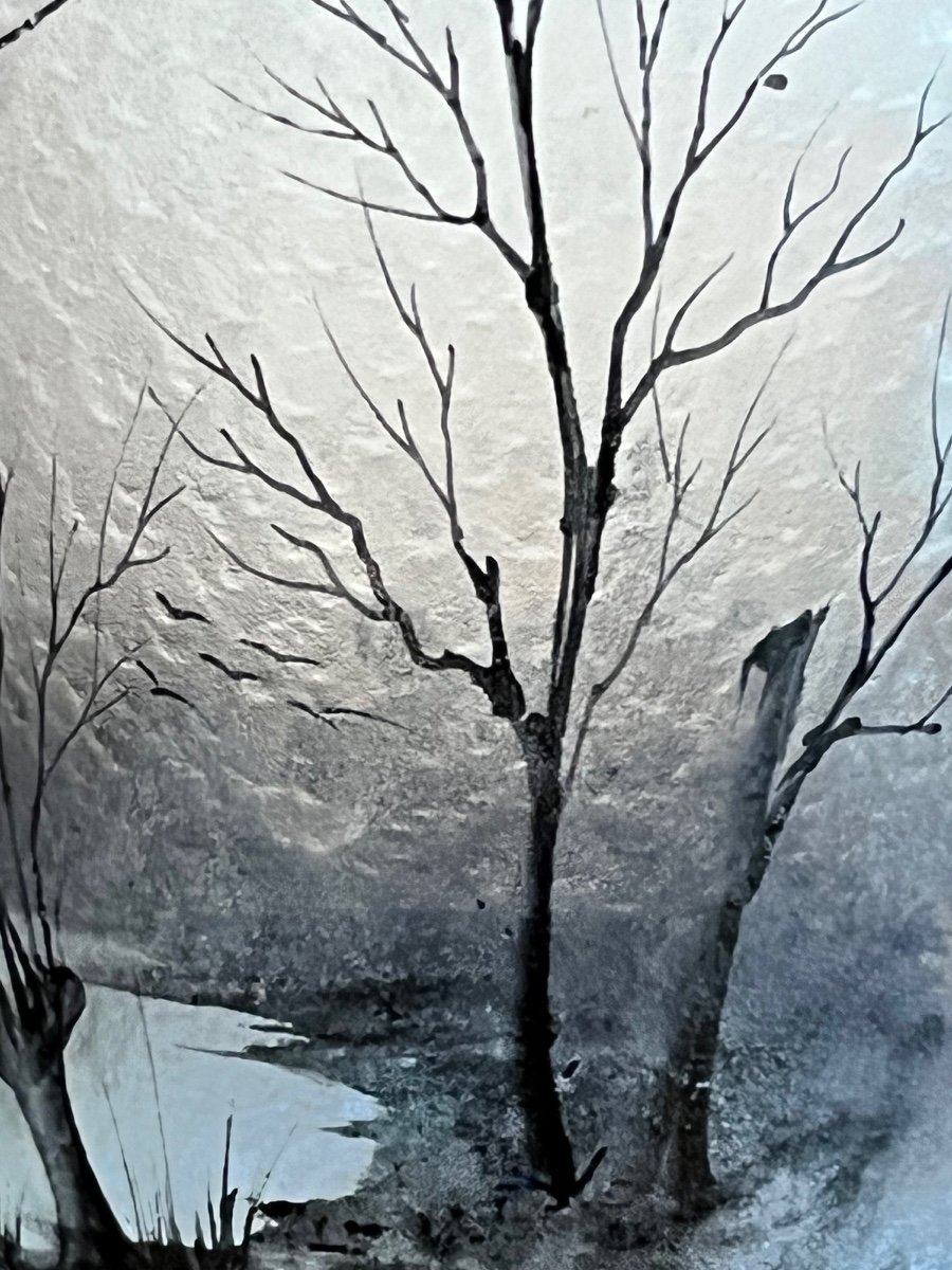 Daum verre "paysage d’automne "-photo-1